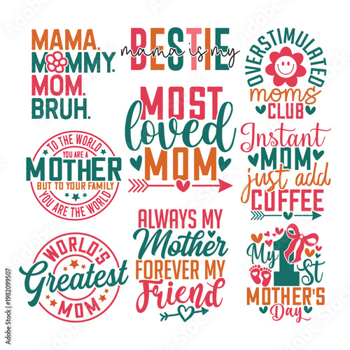 Mother's day svg bundle