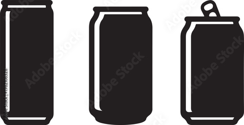 Vector illustration of a set of different types of drinks including milk and water in isolated glass bottles, jars, and plastic containers with blank packaging on a white background
