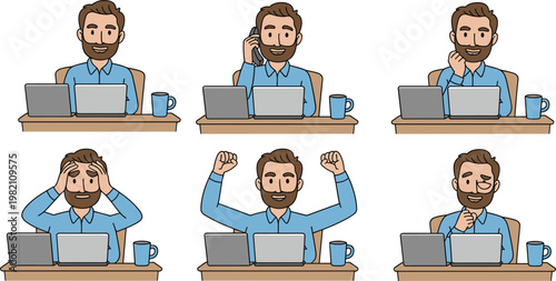 Set of delicious fruit tarts with various toppings including blueberry strawberry mango raspberry and kiwi for bakery and dessert menu flat vector illustration