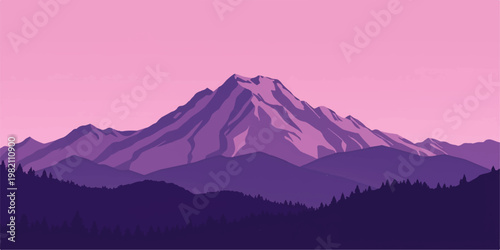 Sunrise glow illuminates the snow-capped peak of Mount Hood as the morning sun reflects across the calm lake water in this stunning Oregon mountain landscape