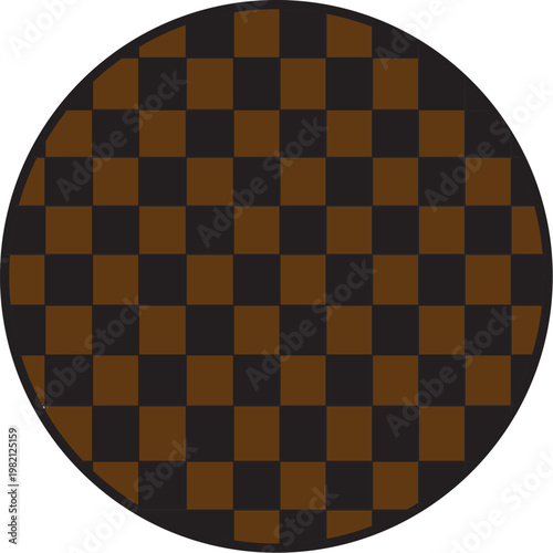 black and brown chess board vector illustration file