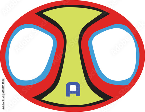 Vibrant Symmetrical Shape Icon Vector Illustration