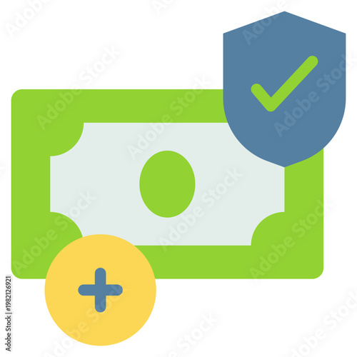 payment method add secure trustsite shopping buy sale flat style icon