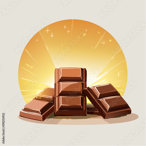 Schokolade mit warmem Kakaoduft