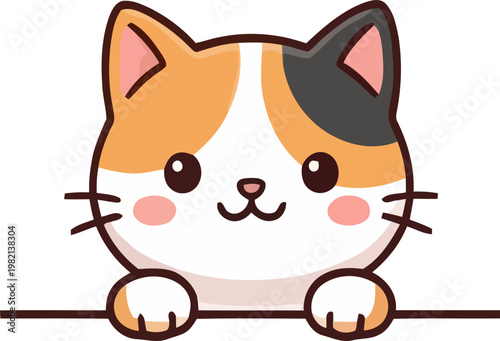 cute cartoon cat illustration