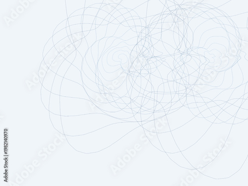 Abstract Elevation Map Organic Contour Lines Pattern Art