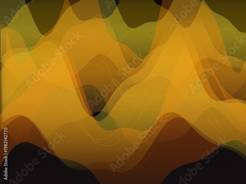 Mystical Aurora Borealis Glowing Night Sky Vector Background