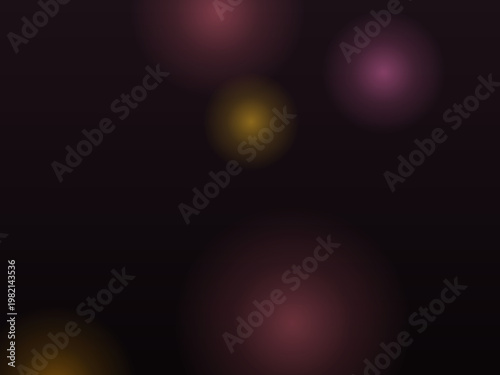 Luminous Gradient Circles Smooth Dark Background