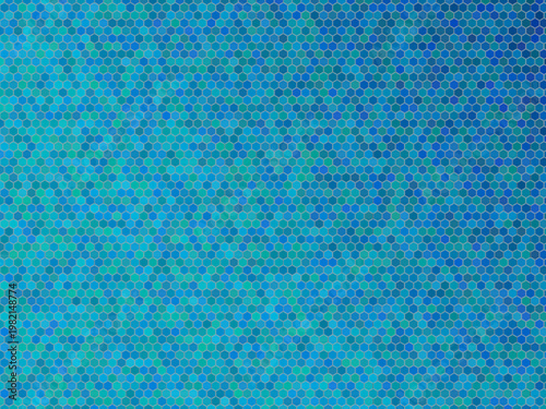 Abstract Hexagon Grid Technology Gradient Background