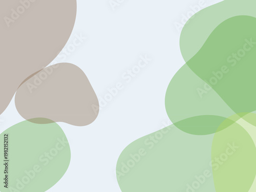 Modern Tech Startup Style Fluid Shapes Vector Wallpaper