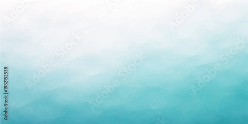 A beautiful abstract cloudscape of white clouds floating in a clear blue sky over a summer horizon where the air meets the sea and sunlit water in a serene nature landscape