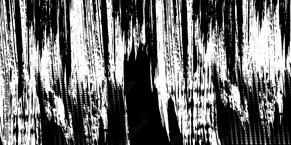 Naklejka premium seamless black-white grunge background. Old grunge background black and white vector. The texture of the ink spots. Black and white Grunge texture. Grunge Background. eps 10