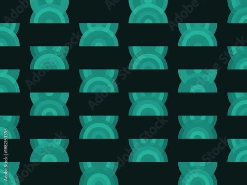 Gatsby Style Decorative Arch Seamless Vintage Design Wallpaper