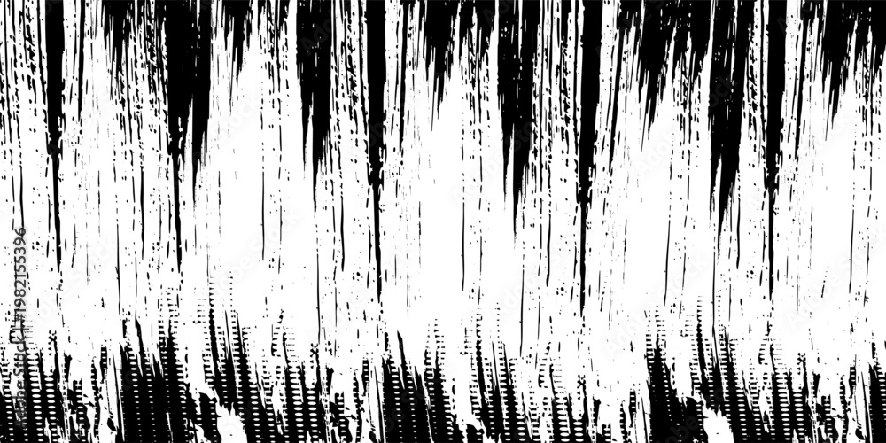 Naklejka premium seamless black-white grunge background. Old grunge background black and white vector. The texture of the ink spots. Black and white Grunge texture. Grunge Background. eps 10