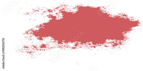 A stylized, watercolor-like abstract image showcasing a muted red splotch, evoking an artistic expression.