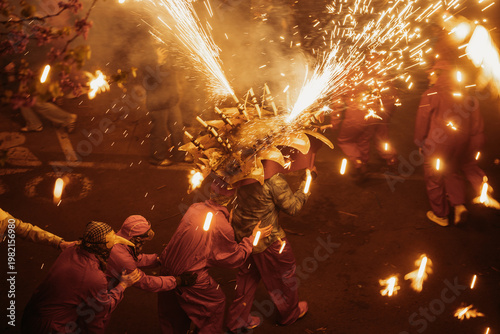 Fotografie Fireshow during Fallas 2026