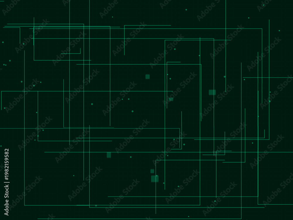 Obraz premium Electronic Circuit Board Tech Digital Design Wallpaper