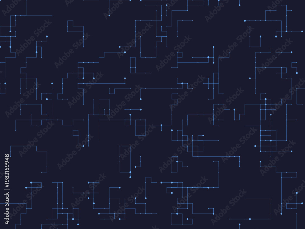 Obraz premium Futuristic Circuit Board Mesh Tech Innovation Template