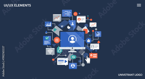 A solid, deep blue background evokes feelings of trust and stability, perfect for website design, branding projects, or creating a modern, professiona