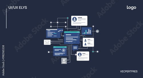 A smooth, deep blue background evokes a sense of trust and stability, ideal for corporate branding, web design, or creating a calming visual atmospher