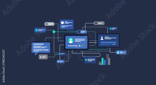 A calming, solid deep blue background evokes trust, stability, and professionalism. Ideal for websites, presentations, or marketing materials seeking 