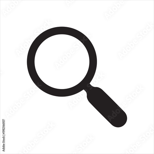 magnifying glass.