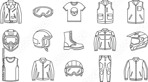 Computer Keyboard Key Icons Set Featuring Function Keys, Media Controls, and System Buttons for Technology and Interface Design