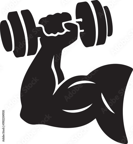 Person lifting a pair of heavy dumbbells in a workout setting