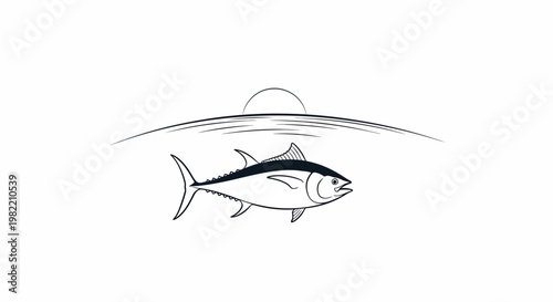 Fish Swimming Underwater Ocean Creature.