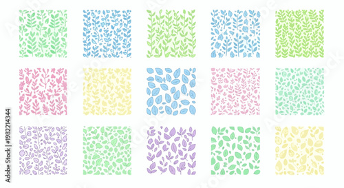 A collection of cute cartoon bonsai trees with expressive emoji faces.