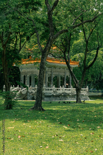 Pavillion im Lumphini Park in Bangkok