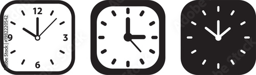 Clock Illustration, Symbol of Time and Scheduling