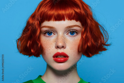 girl with red hair