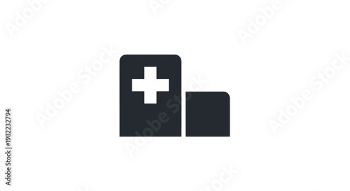 Medical symbol on a white background.