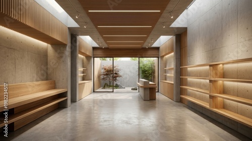 Modern Minimalist Interior Design with Natural Light and Simple Furniture Elements