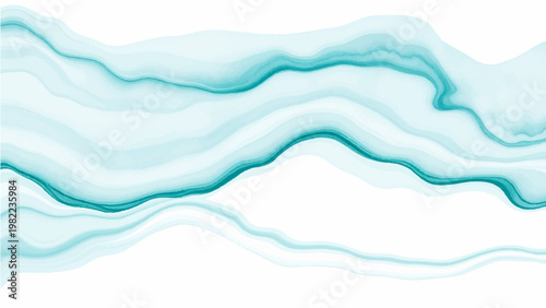 Vector An abstract watercolor artwork showcasing fluid forms. The composition embodies graceful movement and subtle gradient.