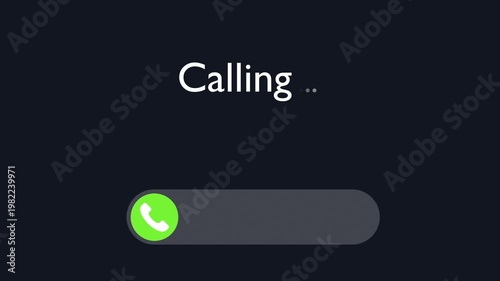 Iphone calling screen, swipe to answer screen, calling screen, facetime