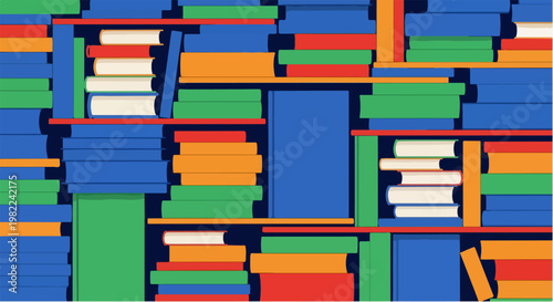 Colorful Abstract Geometric Pattern Design.