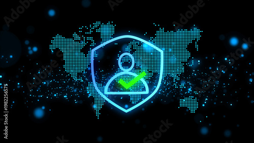 Identity Authentication Technologies. Secure Passwordless Multi-Factor Authentication. Businessperson Tapping Smartphone Screen to Use Authenticator Application