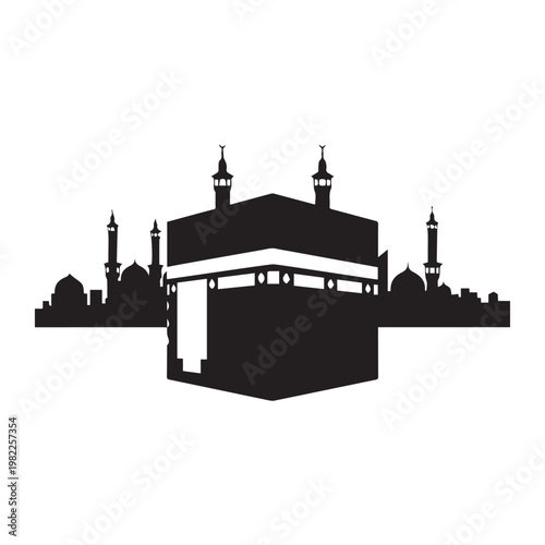 The Kaaba, the holiest site in Islam located in mecca