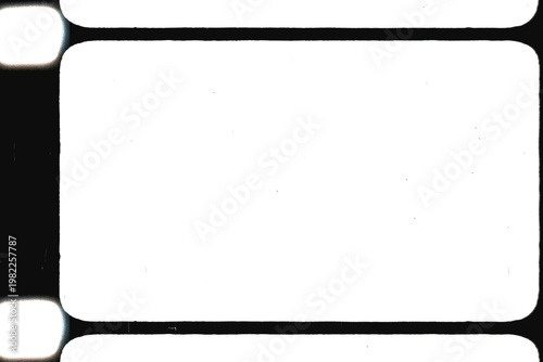 Fotografie Vintage 8mm film frame overlay creating a retro video border with analog cinemat