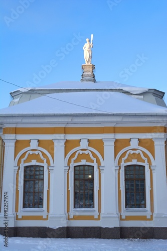 Peter and Paul Fortress, boathouse. Saint Petersburg, Russia