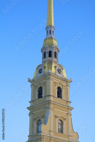 Peter and Paul Fortress, Peter and Paul Cathedral. Saint Petersburg, Russia.
