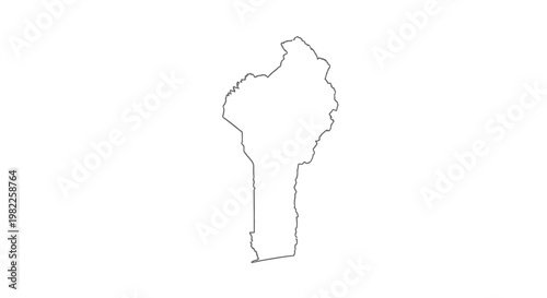 A simple black outline depicts the geographical shape of the state of vermont high quality professional