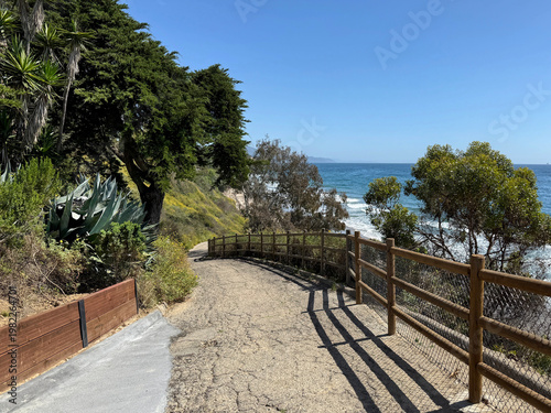 Walkway to the beach in Summerland, California