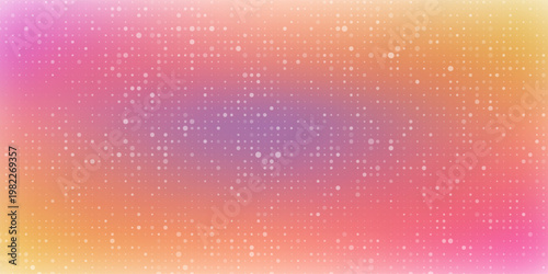 Abstract background in red colors made of big and small dots