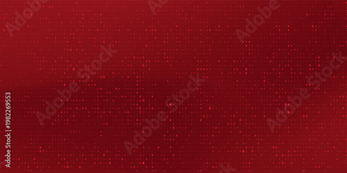 Red diagonal geometric shape with halftone. Modern fiber textured vector eps 10