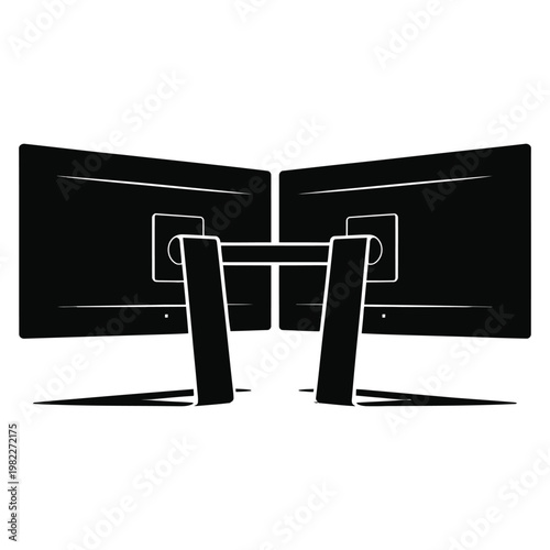 A stark black silhouette of a basketball hoop and backboard against a light gray background silhouette