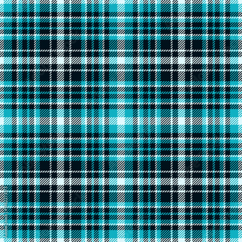 Seamless blue color check pattern. Repeating patern plaid.Checkered design for prints. Repeated tartan fabric. Vector scottish fabriс.Ekose texture.Madras flannel.Checker line.Stripe gingham.