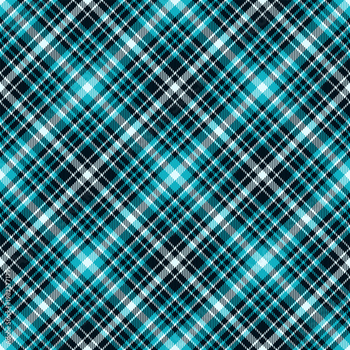 Seamless blue color check pattern. Repeating patern plaid.Checkered design for prints. Repeated tartan fabric. Vector scottish fabriс.Ekose texture.Madras flannel.Checker line.Stripe gingham.